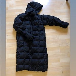 LAND’S END WOMEN’S LONG BLACK WINTER COAT